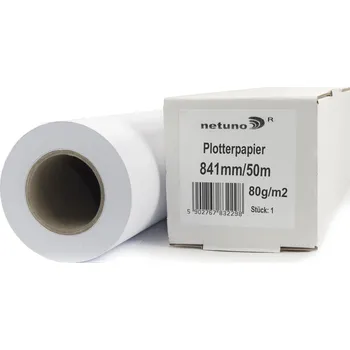 Plotrový papír Papír do plotru Netuno 841 x 50 m, 80 g/m2