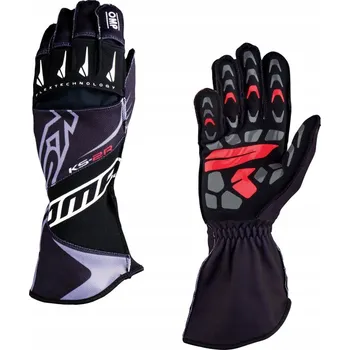 Moto bunda Rukavice na motokáry OMP KS-2R černé, vel XXS