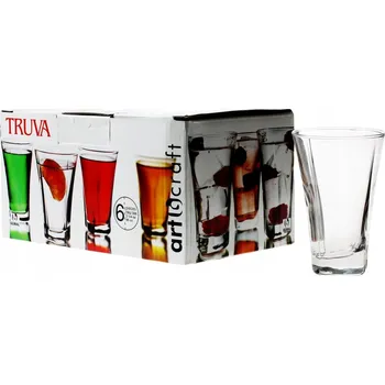 Sklenice Skleničky na tinktury bezbarvé 90 ml 6 ks