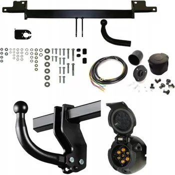 Tažné zařízení TAŽNÉ ZAŘÍZENÍ + ELEKTROINSTALACE 7PIN PRO TOYOTA YARIS VERSO 1999-2006