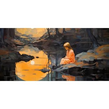 Plakát Plakát Okouzlení soumrakem bez rámu 91,3 x 44,5 cm