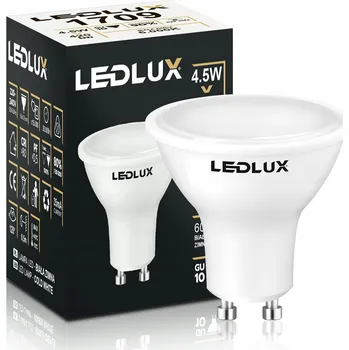 Žárovka LED žárovka Ledlux studená bílá GU10 4,5 W
