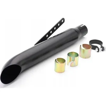 Výfuk pro motocykl Tlumič Výfuková koncovka Dněpr K750 Ural MW CYGARO Rybka Chrom Černá DB