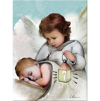 Obraz Obrázek Andílek dárek ke křtinám s gravírováním Camilletti