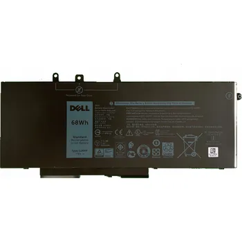 Baterie k notebooku Dell Baterie, Polymerová, 68 Wh, 4-článková