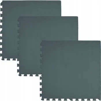 Pěnová podložka Humbi puzzle 62x62x1 cm zelená 3 ks
