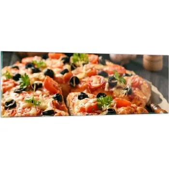 Obraz Obraz na skle do obýváku ložnice 90x30 gastronomie obrazy na zeď sklo