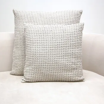Povlak na dekorativní polštářek TULULUM Vaflový povlak na polštář - přírodní Rozměr polštáře: 40 x 40 cm