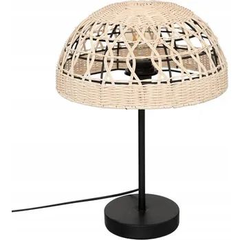 Lampička Stolní lampa RORY, pletené stínidlo, výška 41,5 cm