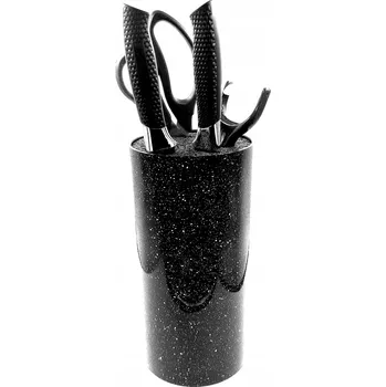 Stojan na nože Stojan nože 22 cm černý