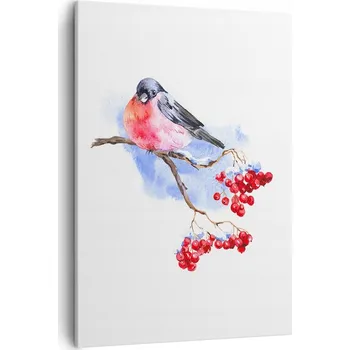 Obraz Obraz na plátně do obýváku, ložnice 50x70 cm - foto obraz ptáka na zeď, plátno