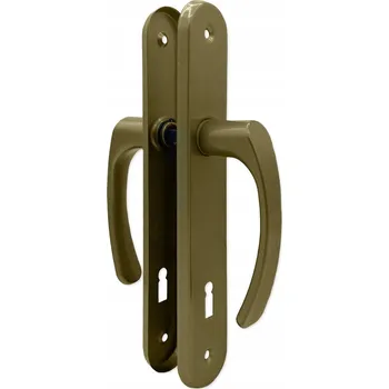 Dveřní kování Interiérová klika Chle-Mar Dlouhá, štítek s otvorem pro klíč