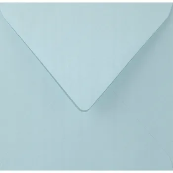 Obálka Čtvercové obálky Sirio Celeste modré, 500 ks