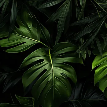 Plakát Plakát Zelený Šepot bez rámu 50 x 50 cm