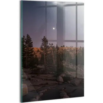 Obraz Obraz Sklo Skleněný Stylový Dárek Do Kuchyně Kamenitá cesta Yosemite