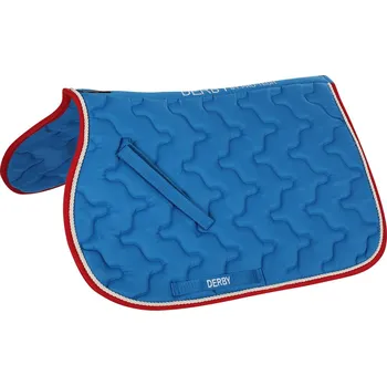 Podsedlová dečka Derby Pony, Pony, modrá/bílá/červená