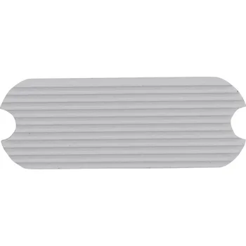 Gumové podložky do třmenu AmaHorse s proužky, 12cm, černá