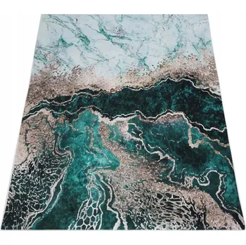 Koberec KOBEREC DO OBÝVACÍHO POKOJE PROTISKLUZOVÝ MODERNÍ LOFT STYLOVÝ 80X150