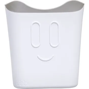 Kelímek na oplachování Ubbi 13,7x15x12 cm bílý