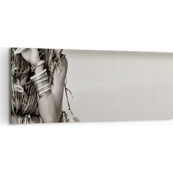 Obraz Foto obraz na plátně canvas 100x40 žena obývací pokoj ložnice na zeď velký