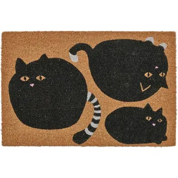 IKEA VAGTYP Rohožka kokosová černá kočka 40x60 cm