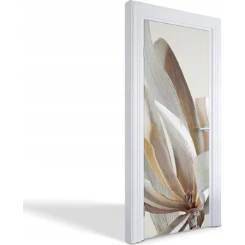 Fototapeta Samolepící nálepka na dveře s potiskem do obýváku Suchý list 75x205 cm