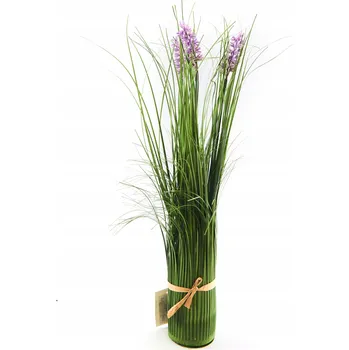 umělá květina UMĚLÝ KVĚT ZELENÁ TRÁVA DEKORACE FEJKA 40CM