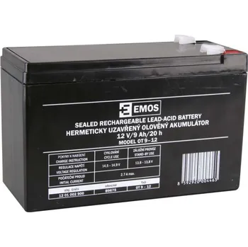 Záložní baterie AKUMULÁTOR SLA 12V/9Ah FA-6,3mm PBAV-12V009-F2AH AVACOM 1201002900