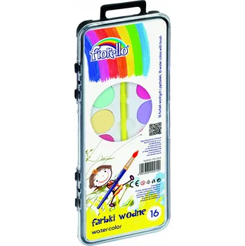 Vodová barva Akvarelové barvy Fiorello 16 ks x 2 ml