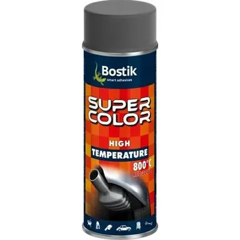 Barva ve spreji Žáruvzdorný lak Bostik BOKSC263207 antracit 400 ml