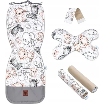 Oboustranná vložka do kočárku 5dílná sada Pepi