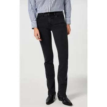Dámské džíny Kalhoty Wrangler BOOTCUT SULTRY BLACKOUT Velikost: W32-L34