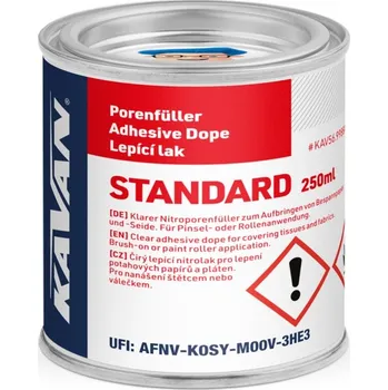 RC vybavení KAVAN lepící lak STANDARD, 250ml