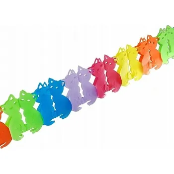 Girlanda Godan Kočičky 300 cm vícebarevná