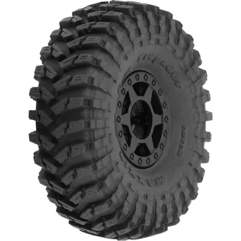 RC náhradní díl Pro-Line kolo s pneu 1:24 Maxxis Trepador 1.0", disk černý Holocomb H7mm (4)