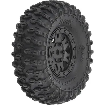 RC náhradní díl Pro-Line kolo 1:24, pneu Hyrax, disk Impulse H7 černý (4)