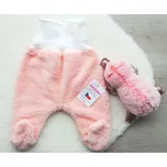 AMÁLKA Chlupaté polodupačky do pasu, lososové Velikost: 62