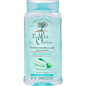 Šampon Le Petit Olivier Aloe Vera & Zelený Čaj šampon pro normální a mastné vlasy 250ml