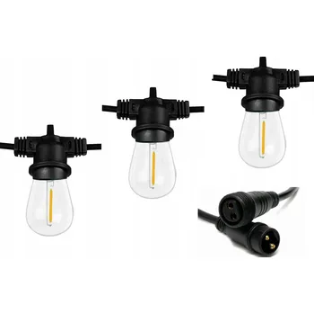 Vánoční dekorace Girlanda Ledigo 500 cm síťovaná