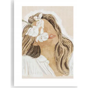 Obraz Obraz plakát do obýváku ložnice 30x40 tvář foto plakáty na zeď bez rámu