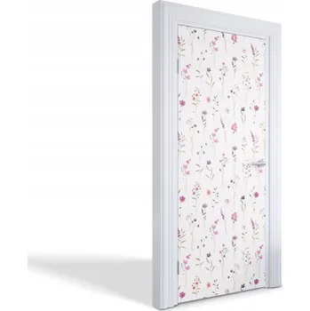 Fototapeta Dekorativní samolepka na dveře, skříň nebo nábytek - Jemné květy, 85x205 cm