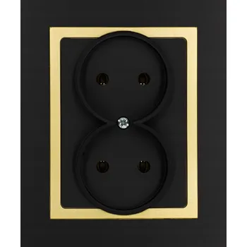 Elektrická zásuvka Elektrická Zásuvka nástěnná Timex-Elektro černá