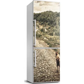 Fototapeta Samolepící nálepka na ledničku Dva psi s kopci