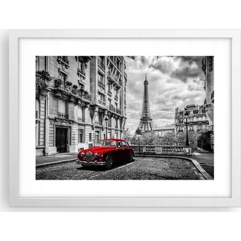 Obraz Obraz plakát v bílém rámu do obýváku 40x30 foto plakáty na zeď s motivem města