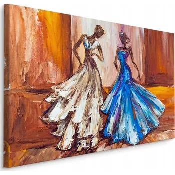 Obraz Barevný obraz ženy ABSTRAKCE do obýváku 70x50 cm