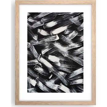 Obraz Obraz plakát v rámu světlý dub do obýváku 30x40 cm, umělecký plakát na zeď