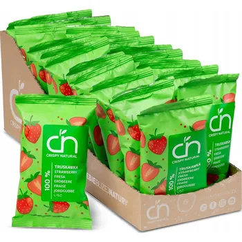 Sušené ovoce Jahody Crispy Natural Jahoda Chipsy 10 g Crispy Natural 200 g