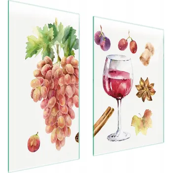 Kuchyňské prkénko Krájecí deska TMK ArtDeko sklo 2 ks