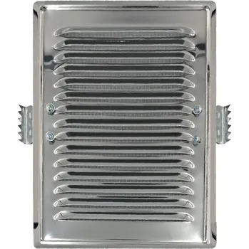 Větrací mřížka Ventilační mřížka Ventilační Bobimarket stříbrná
