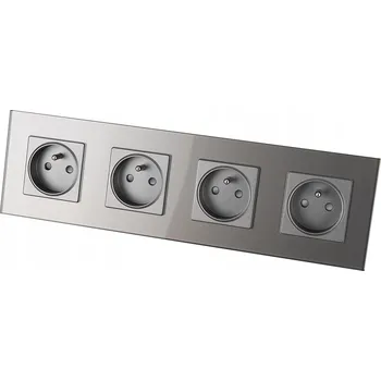 Elektrická zásuvka Elektrická zásuvka MIUUN Elektrická Zásuvka šedá